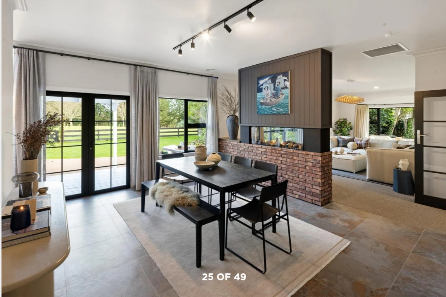 Modern finished interior